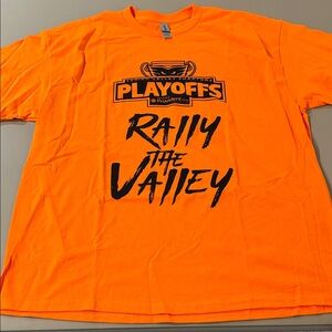 Orange Rally the Valley Playoffs T-Shirt Lehigh Valley Phantoms SGA